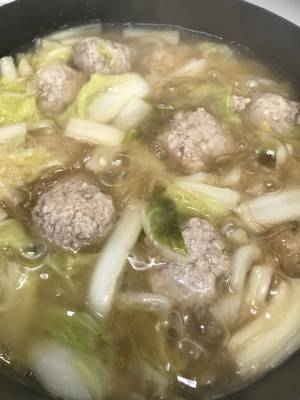 ひき肉だんごと白菜のスープ煮 レシピ 田口 成子さん みんなのきょうの料理 おいしいレシピや献立を探そう