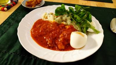 オクラと鶏のトマト煮ひよこ豆ご飯 レシピ 高山 なおみさん みんなのきょうの料理 おいしいレシピや献立を探そう