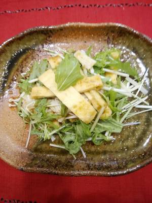 えのきと油揚げの柚子こしょう酢 レシピ 河野 雅子さん みんなのきょうの料理 おいしいレシピや献立を探そう