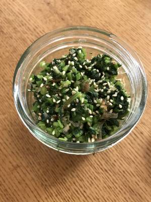 かぶの葉のごまふりかけ
