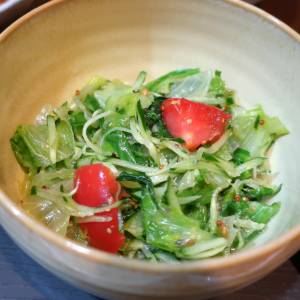 レタスのおひたし