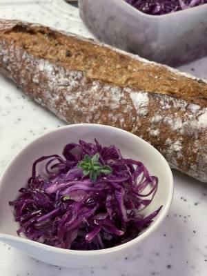 紫キャベツのピクルス