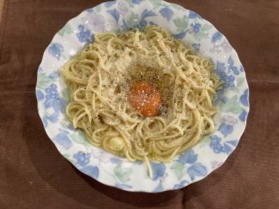 釜玉バターのぶっかけうどん