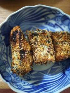 さばのマスタードパン粉焼き