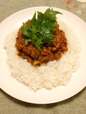 トマトとひき肉のアジアンライス