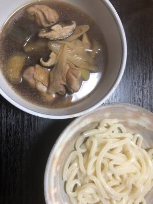 焼き野菜のつけうどん