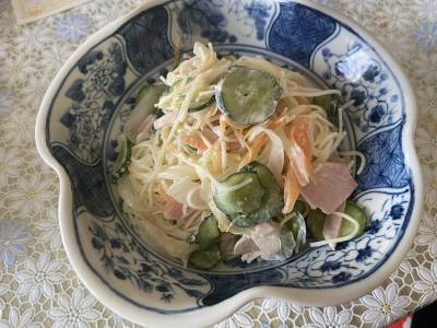 そうめんサラダ