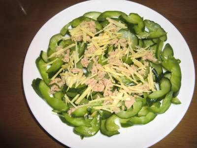 きゅうりの甘酢サラダ