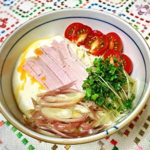 トロトロ豆腐ソースうどん