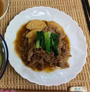 長芋と鶏肉の豆板醤（トーバンジャン）煮