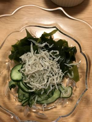 きゅうりの酢の物