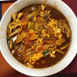 みそ煮込みきのこうどん