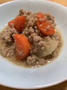 大根のそぼろ煮