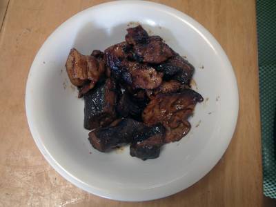 なすと豚肉のみそ炒め