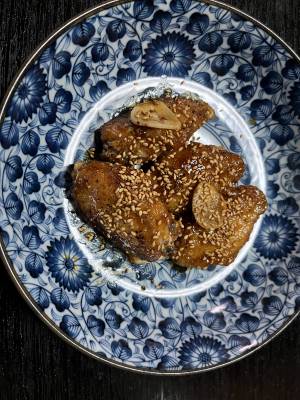 鶏手羽の甘辛揚げ