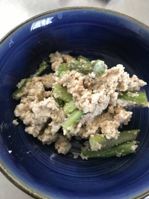 アスパラガスの厚揚げ白あえ