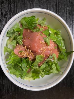 鉄火野菜丼