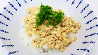 豆腐鶏そぼろ