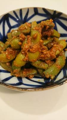 枝豆の薬味あえ