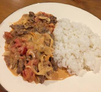 ビーフストロガノフ