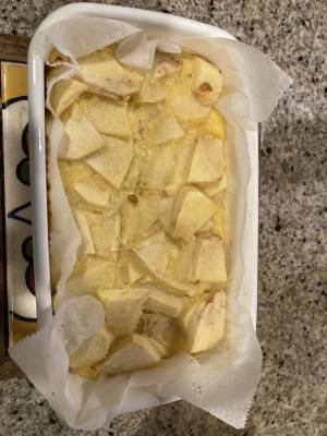 りんごのクラフティ