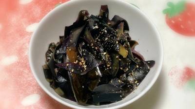 なすの皮ったきんぴら