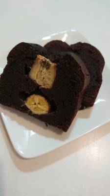 バナナたっぷりブラウニー