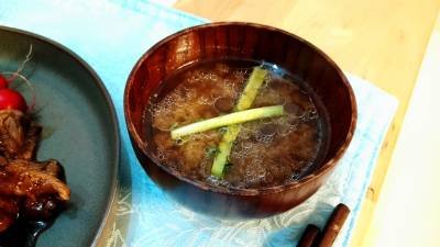 大根の焼きみそ汁