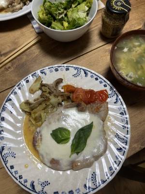 チーズポークソテー