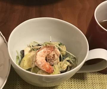 なすのえびマヨ