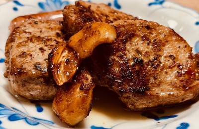 豚肉のハーブマリネソテー