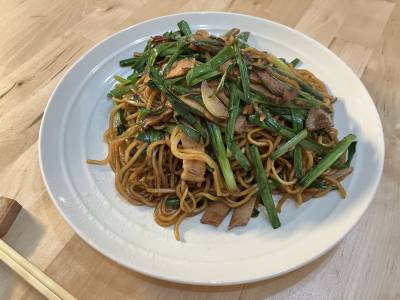 広東風しょうゆ焼きそば