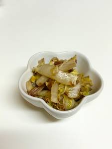 白菜のおかか炒め