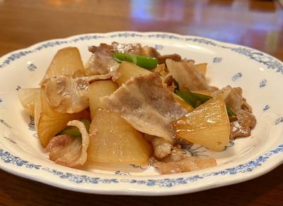 大根と豚バラの照り煮