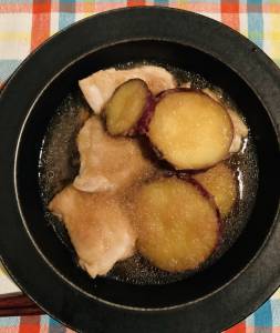 さつまいもと鶏のみぞれ煮