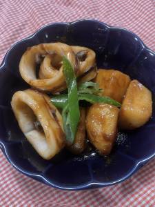 いかと里芋の煮物