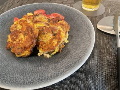 青じそとチーズのピカタ