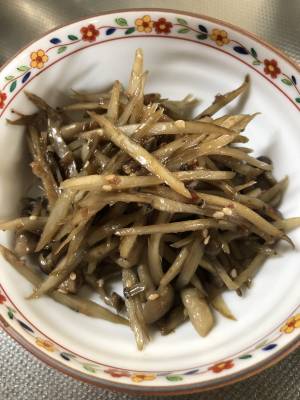 減塩 きんぴらごぼう
