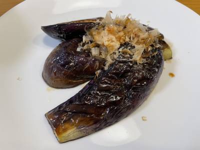 なすのフライパン焼き