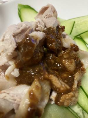 豚しゃぶときゅうりのわさび酢みそがけ