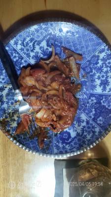 豚こまと初夏野菜のケチャップ炒め