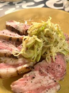 ねぎ塩レモンだれ