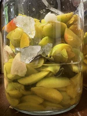 カリカリ塩青梅