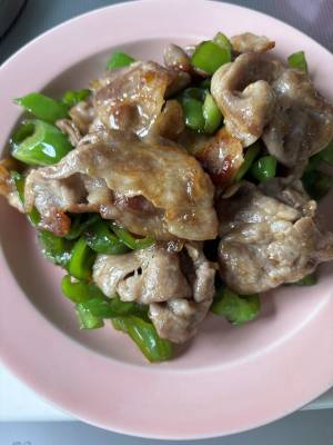 豚肉とピーマンのオイスター炒め