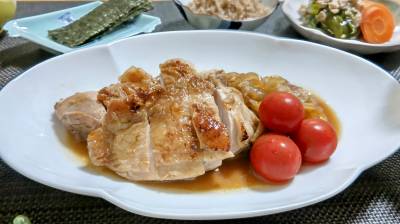 鶏もも肉のうまみ酢照り焼き