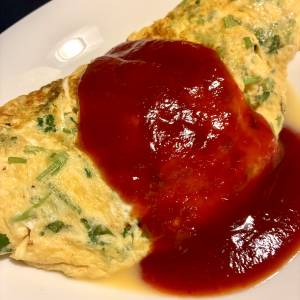 パクチーオムレツ