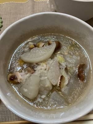 たたき大根のサムゲタン風鍋