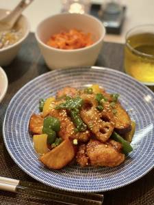 れんこんと鶏むねのチャイナデリ風