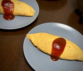 真夜中のオムライス