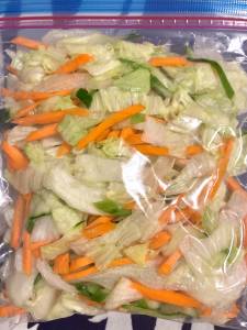 自家製野菜ミックス「塩もみミックス」